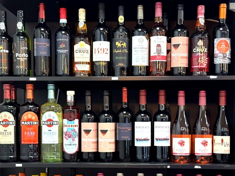 Rayon vins et spiritueux